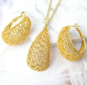 14K African Gold Jewelry Sets