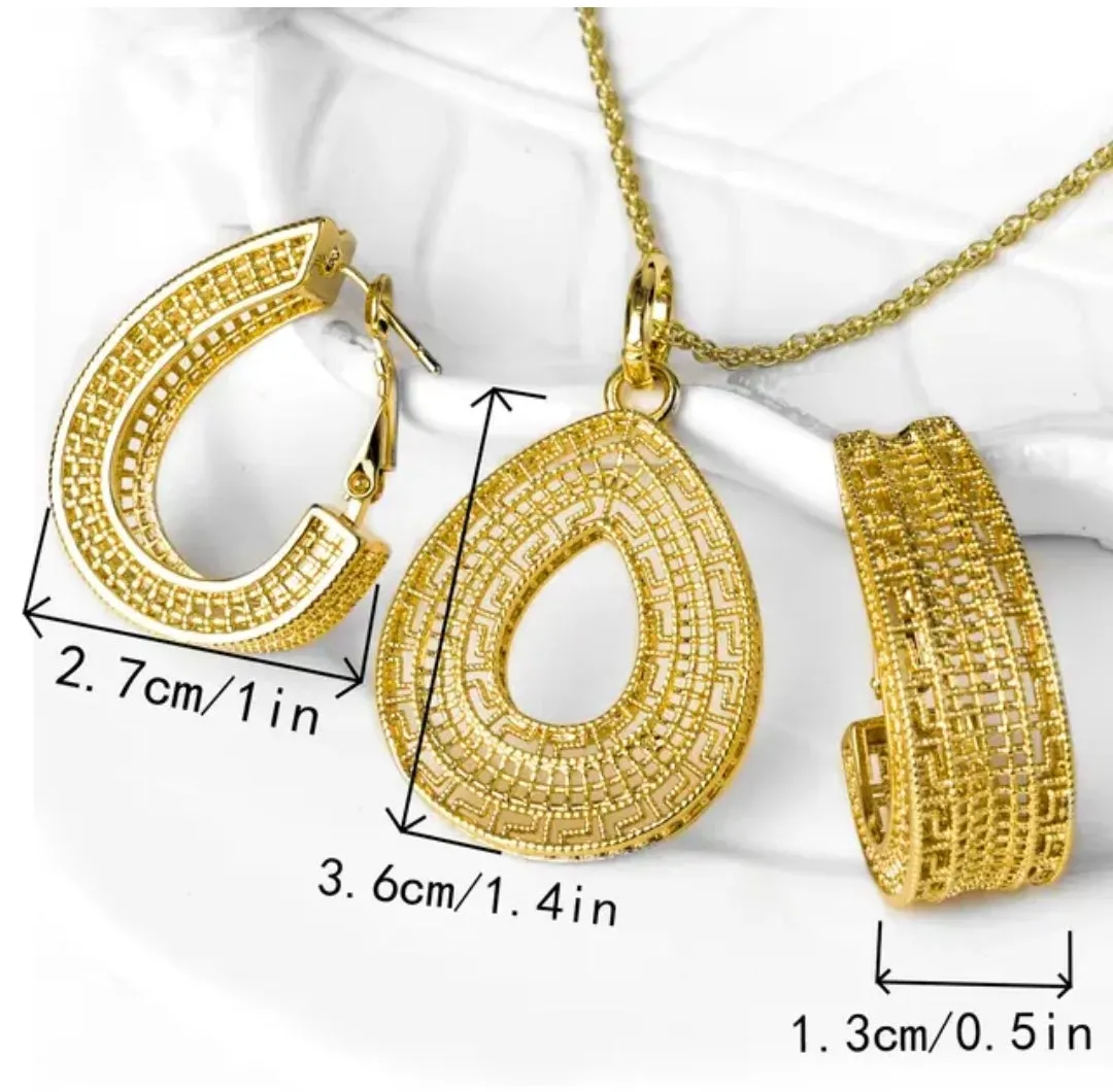 14K African Gold Jewelry Sets
