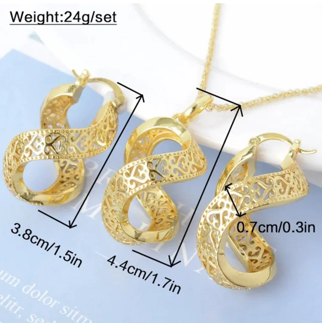 14K African Gold Jewelry Sets