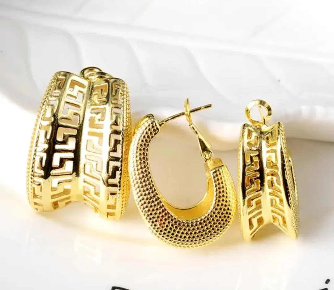 14K African Gold Jewelry Sets