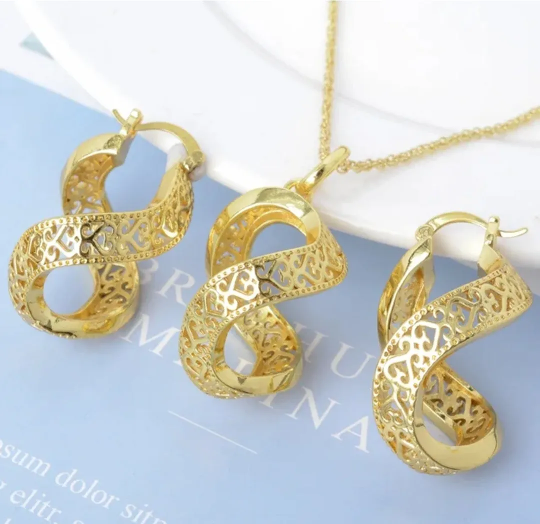 14K African Gold Jewelry Sets