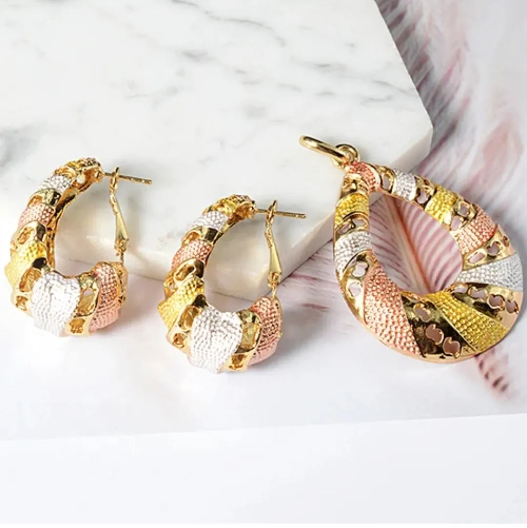 14K African Gold Jewelry Sets