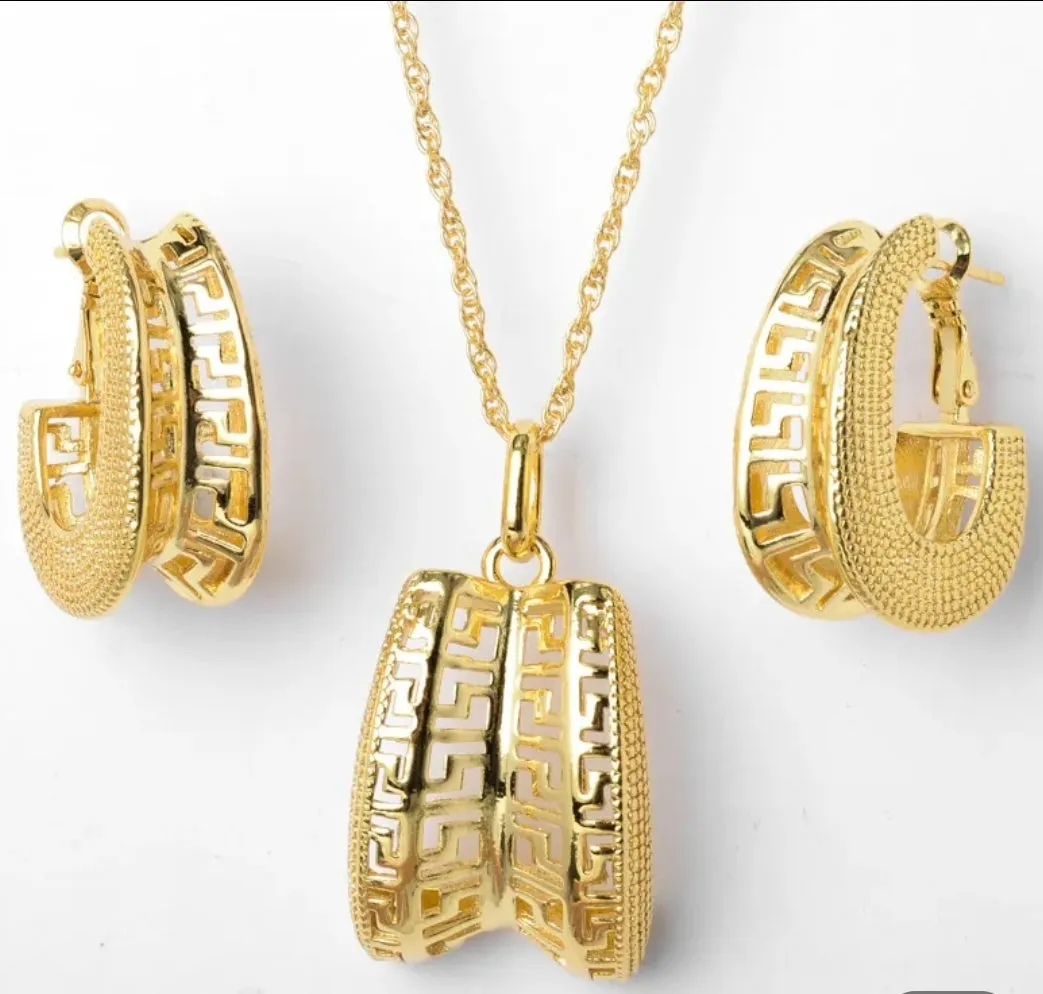 14K African Gold Jewelry Sets