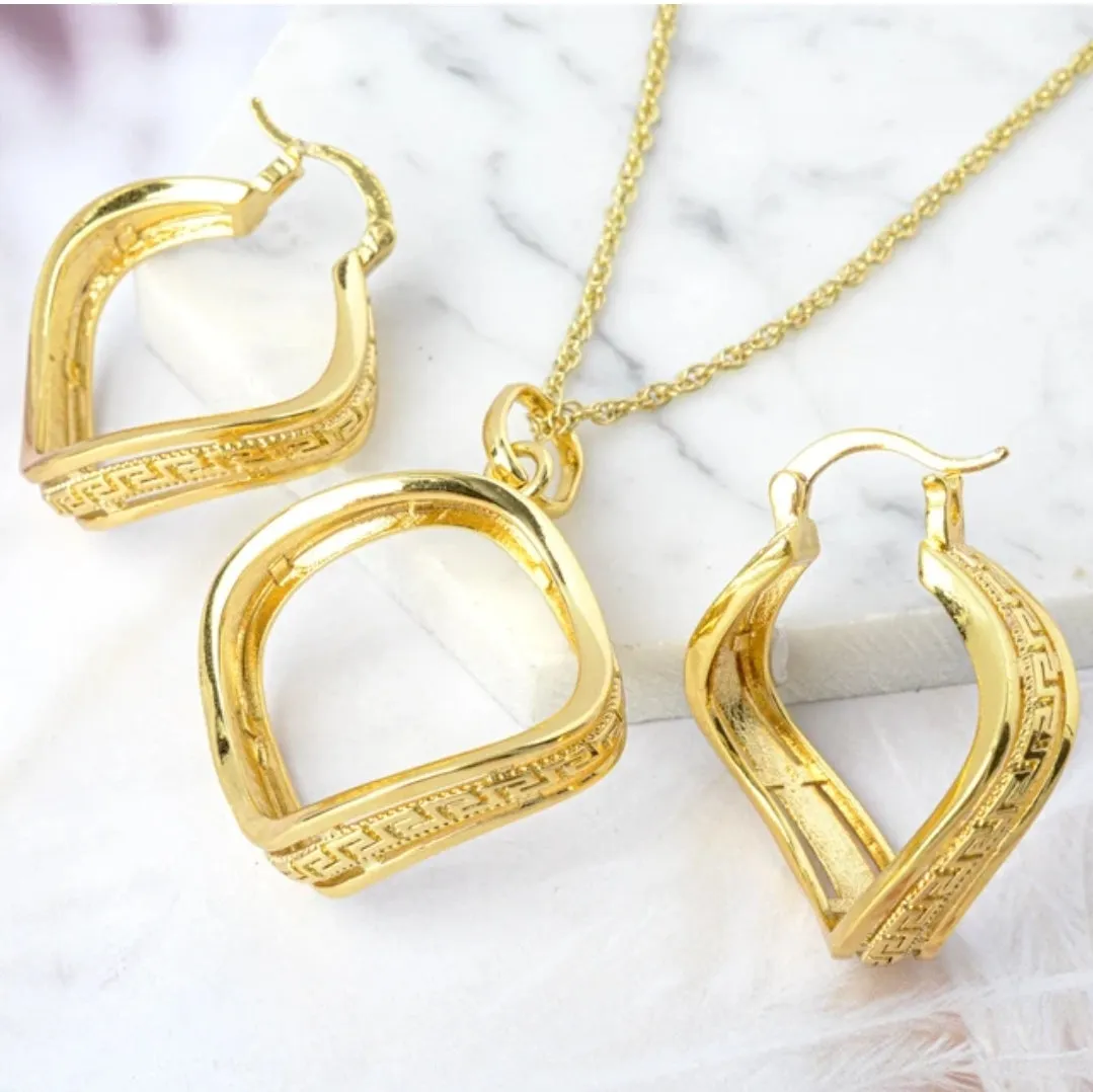 14K African Gold Jewelry Sets