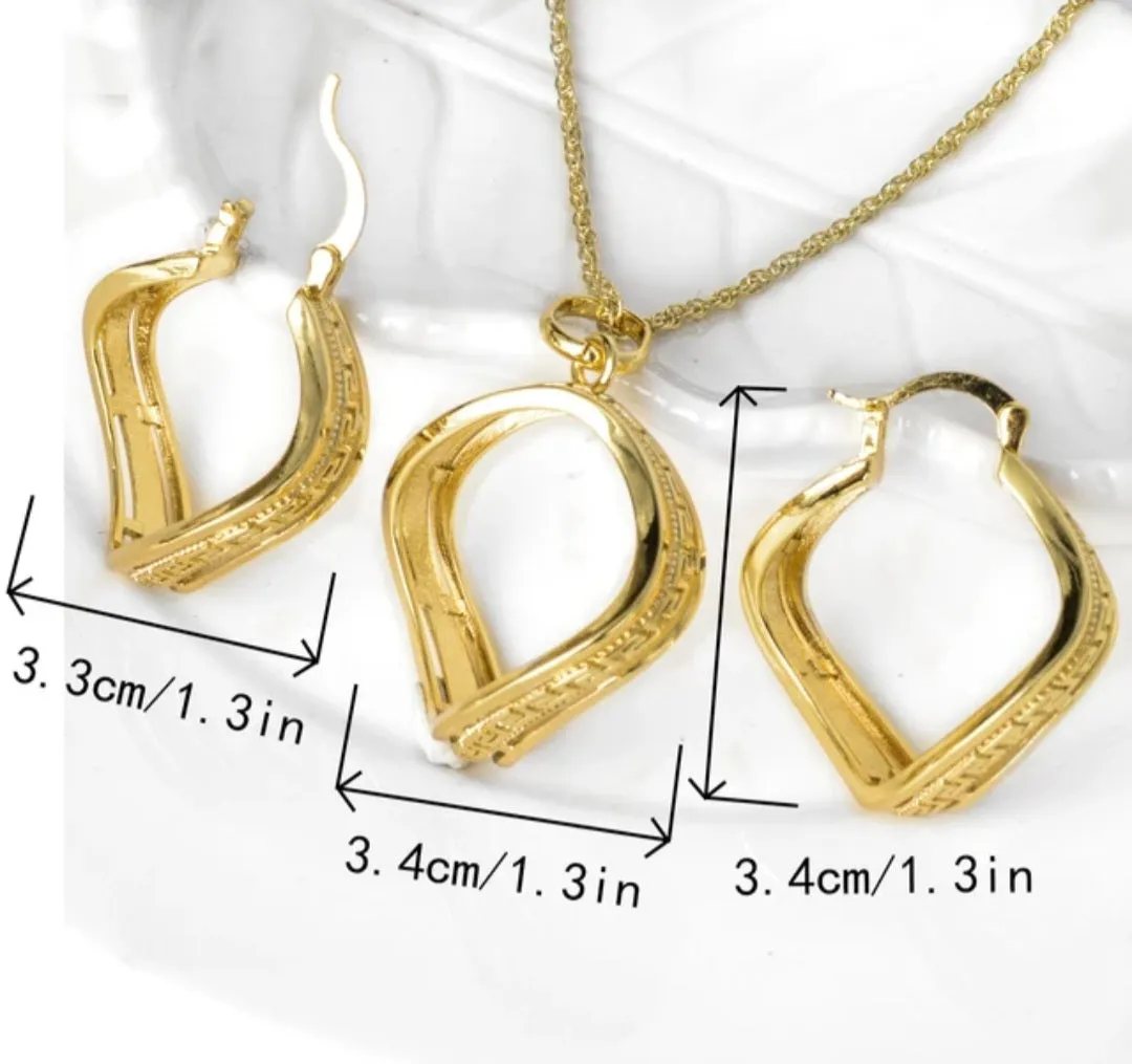 14K African Gold Jewelry Sets