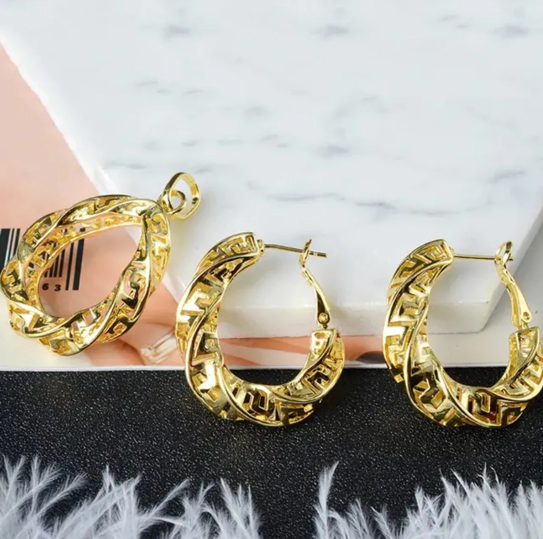 14K African Gold Jewelry Sets