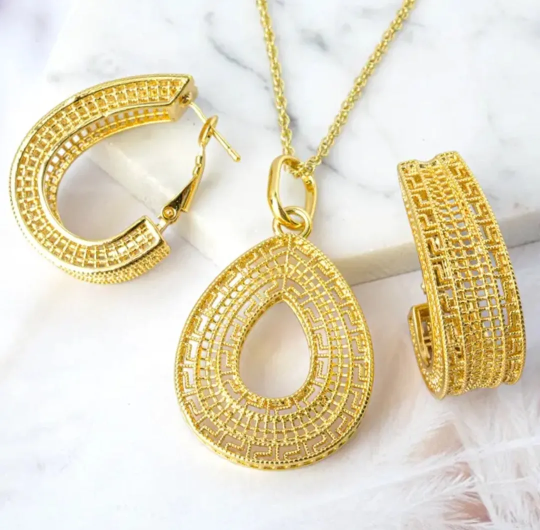 14K African Gold Jewelry Sets