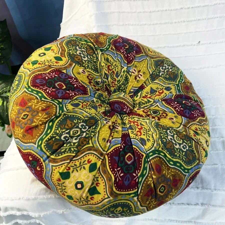 1pc Bohemian Round Floor Meditation Cushion