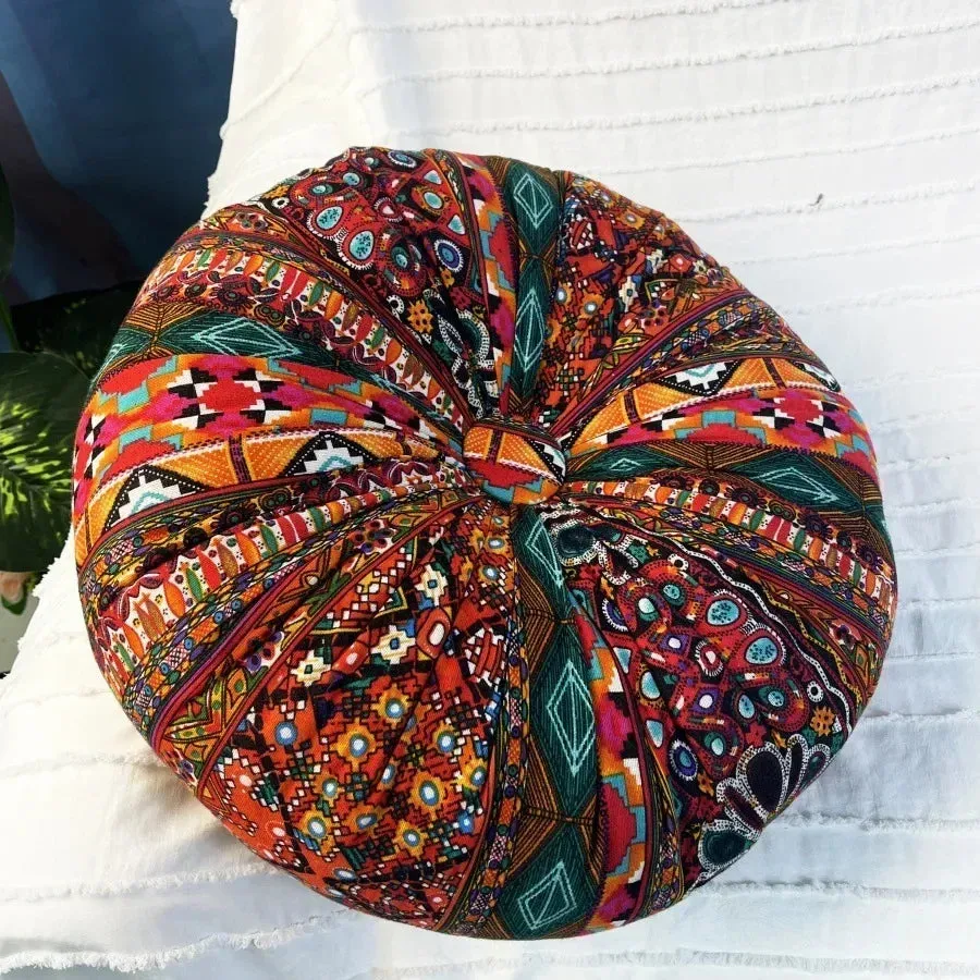 1pc Bohemian Round Floor Meditation Cushion