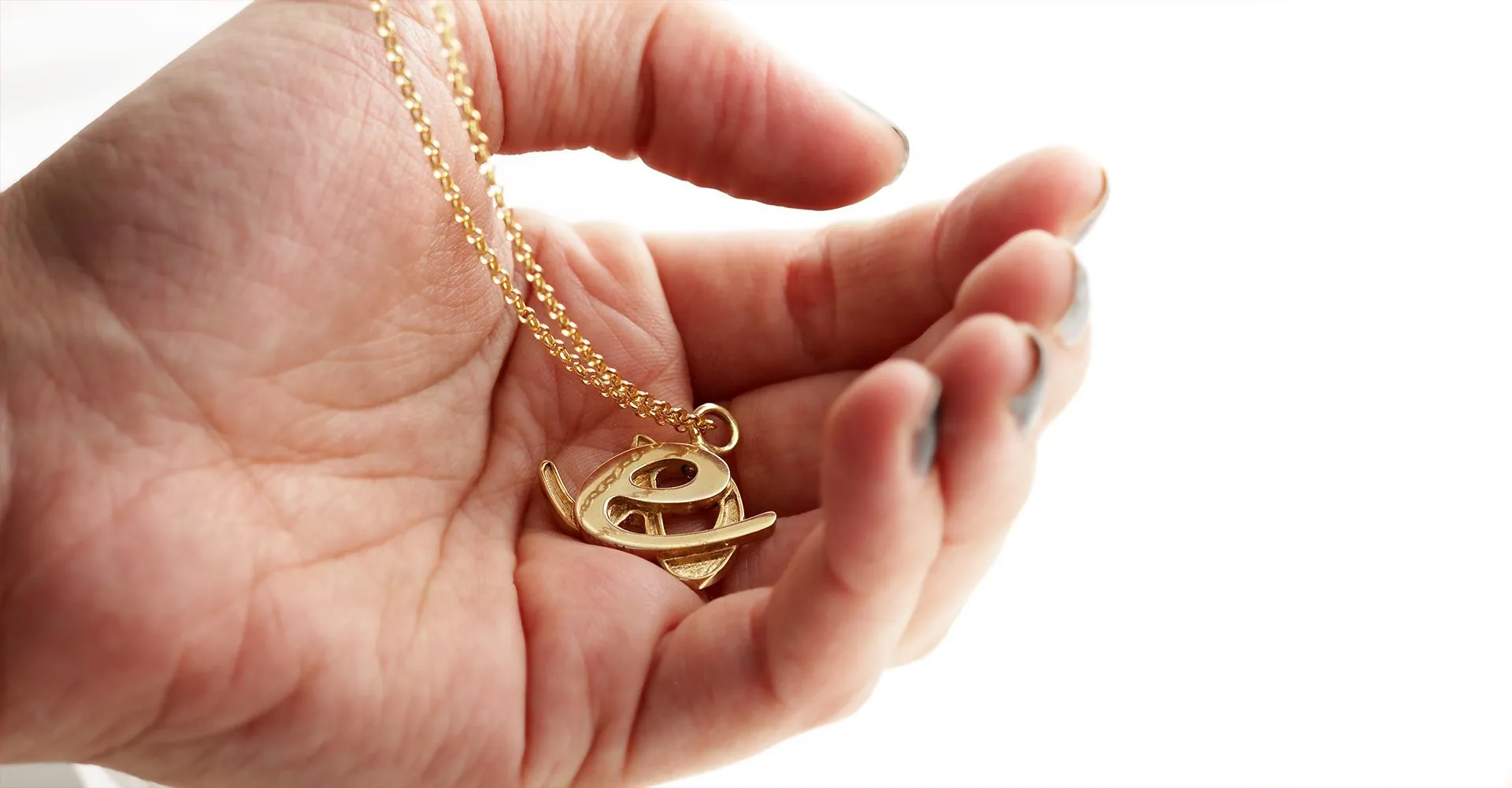 2 initial necklace- Matching couple necklaces for him and her