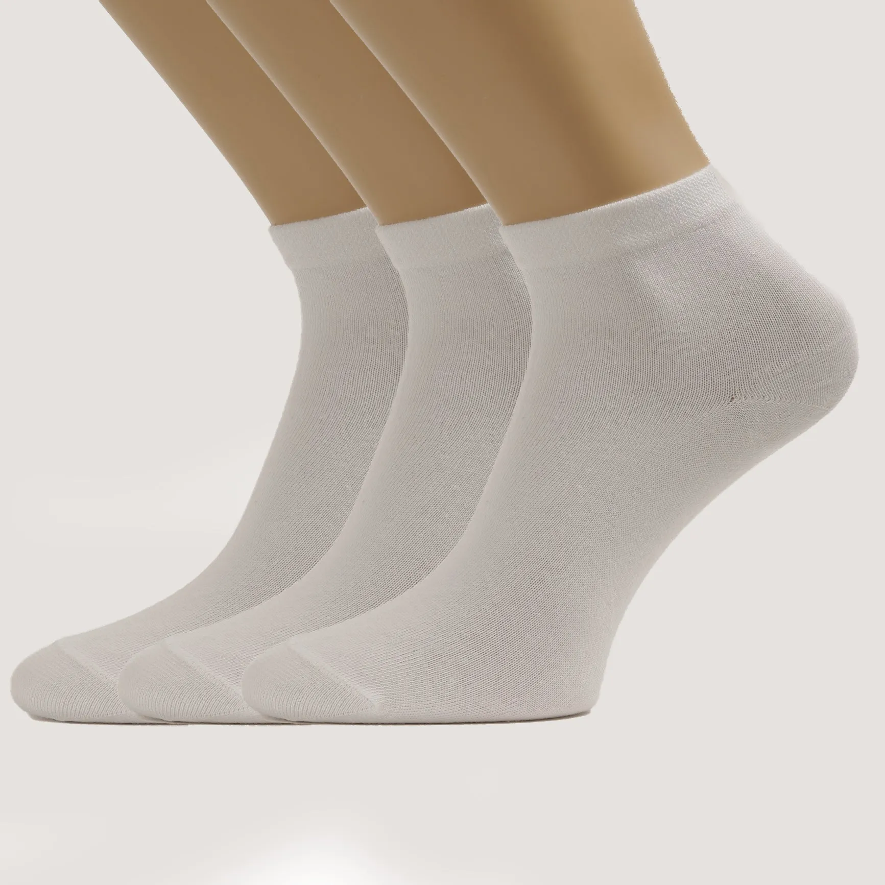 3-Pack Women Ankle Simple, Sport Cotton socks(وسط)