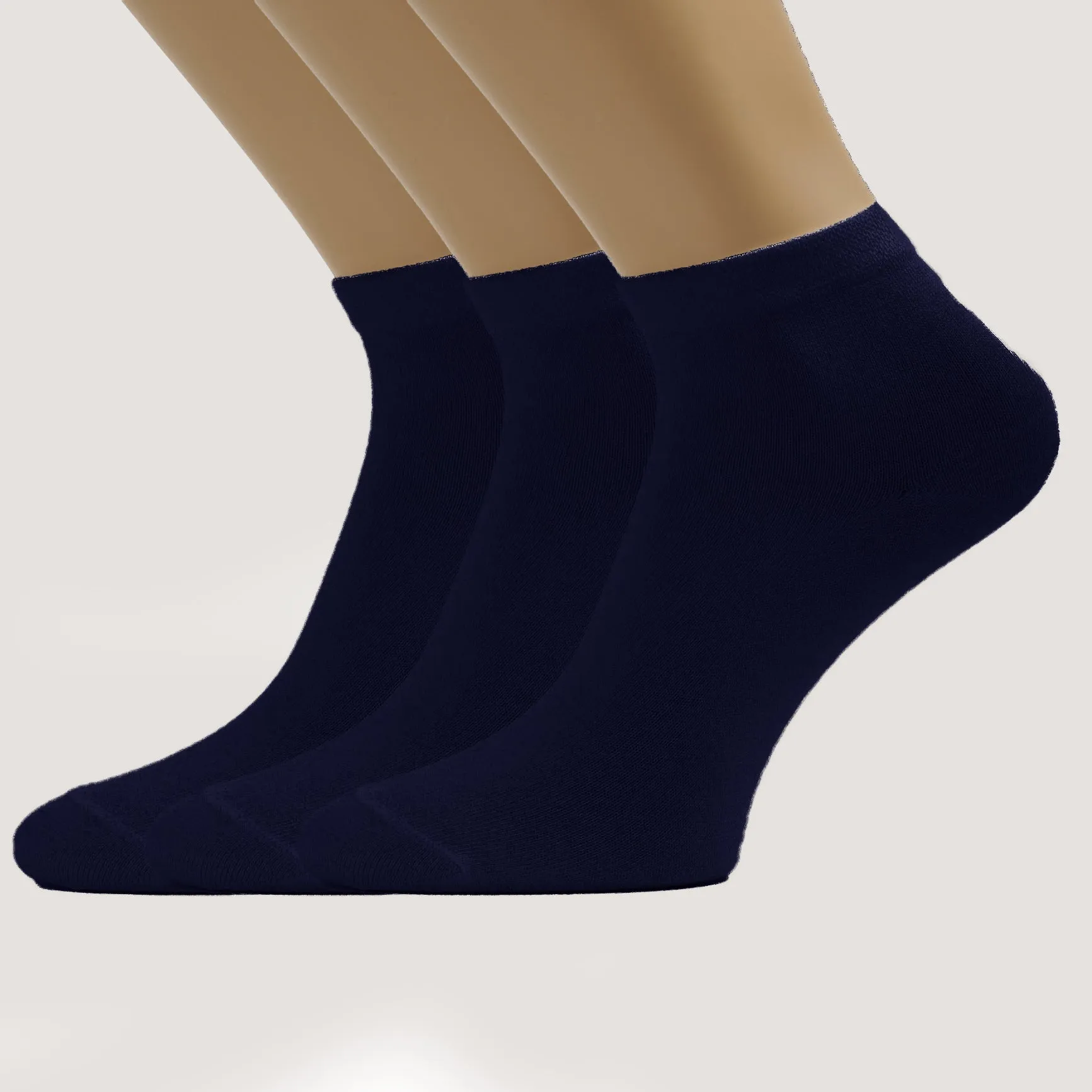 3-Pack Women Ankle Simple, Sport Cotton socks(وسط)