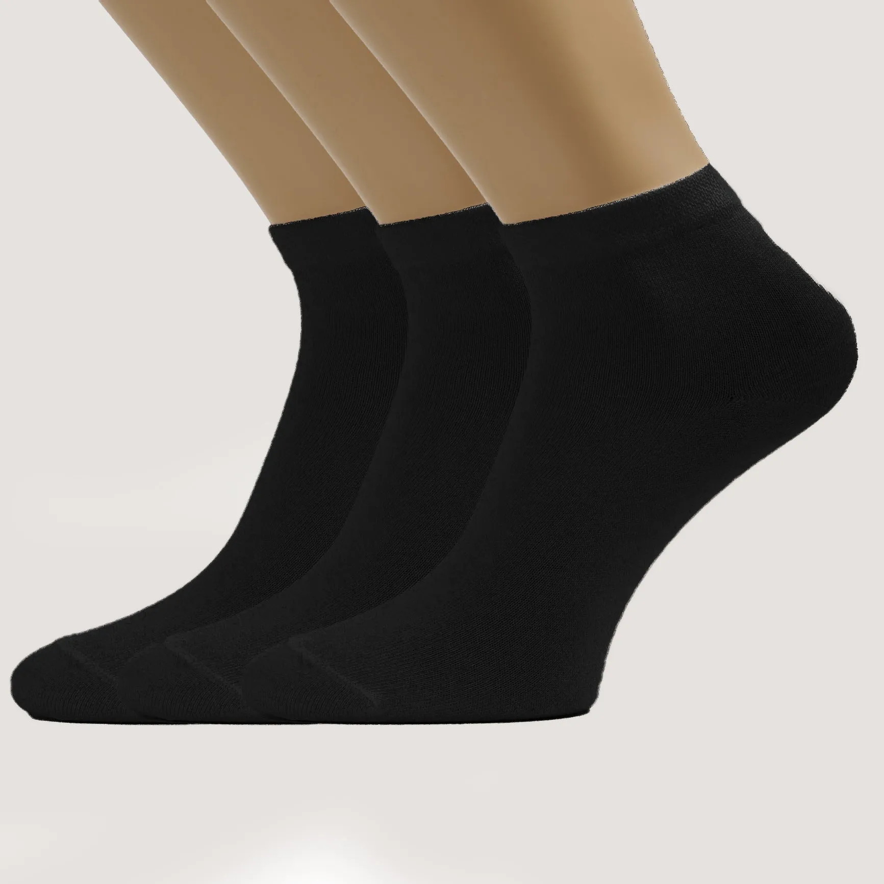 3-Pack Women Ankle Simple, Sport Cotton socks(وسط)