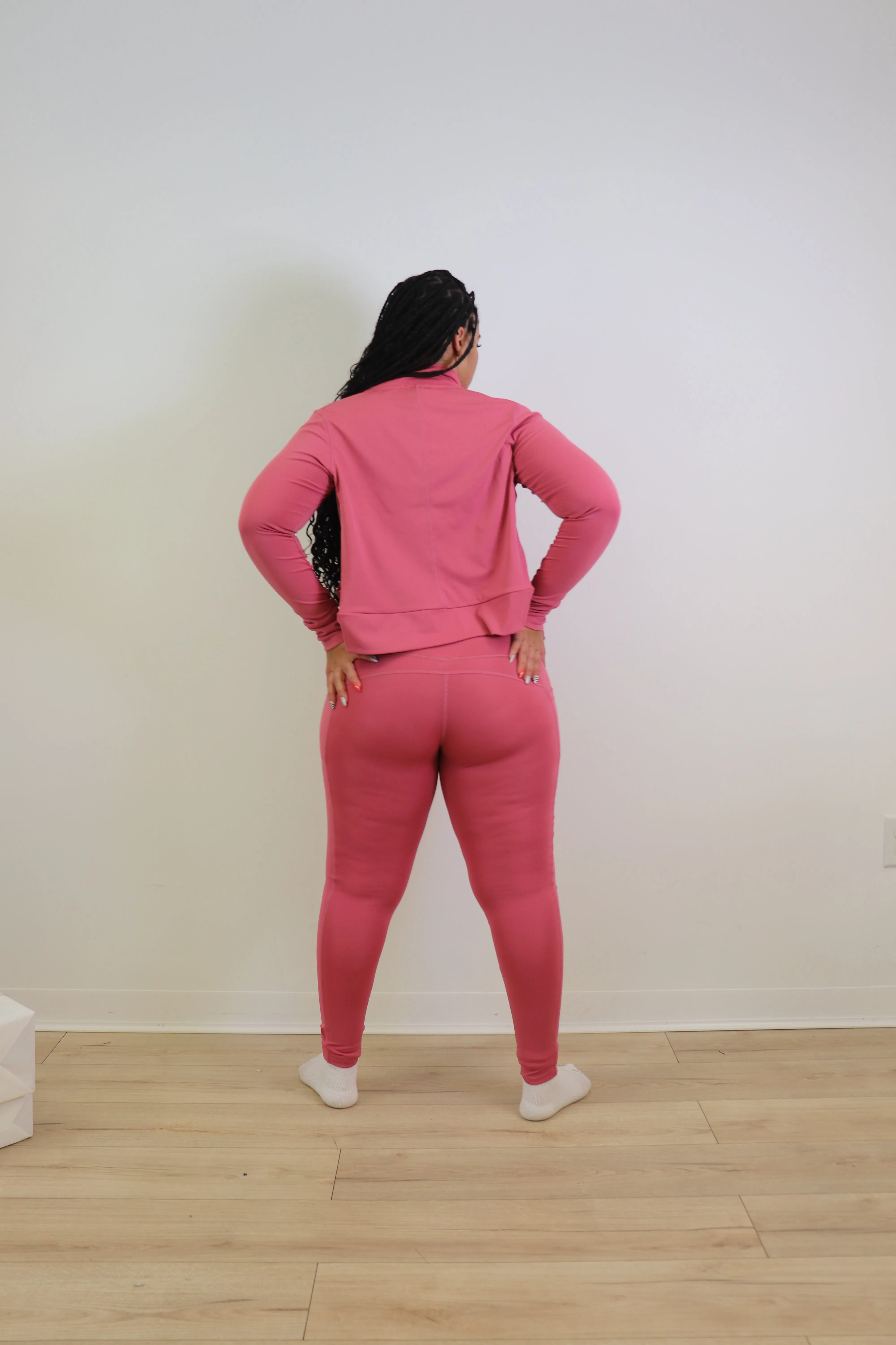 3 Piece Matching Workout Sets in Pink (Last Chance-No Restock)