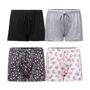 4 Pack Yummy Butter Soft Lounge Shorts