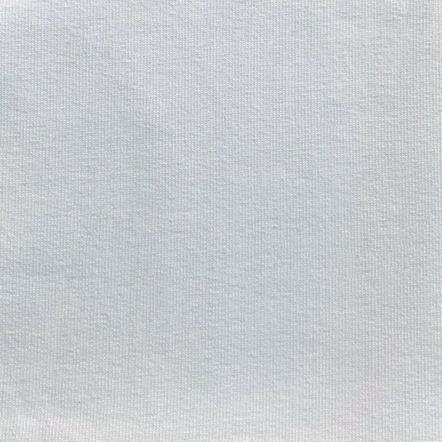 95% Organic Cotton, 5% Elastane French Terry - Bright White (2FT039)