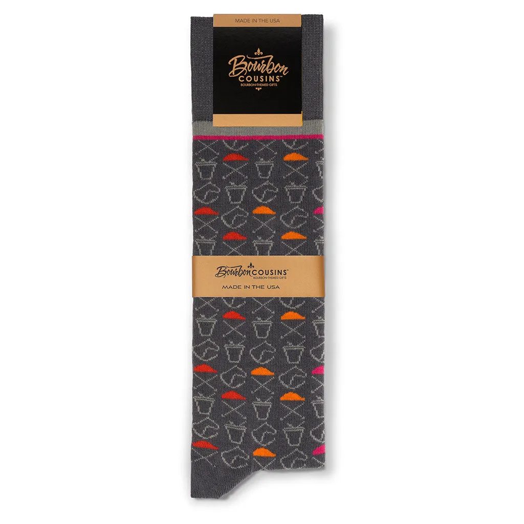 A Day at the Track© Socks | 3-pack | Gray   Orange   Fuscia