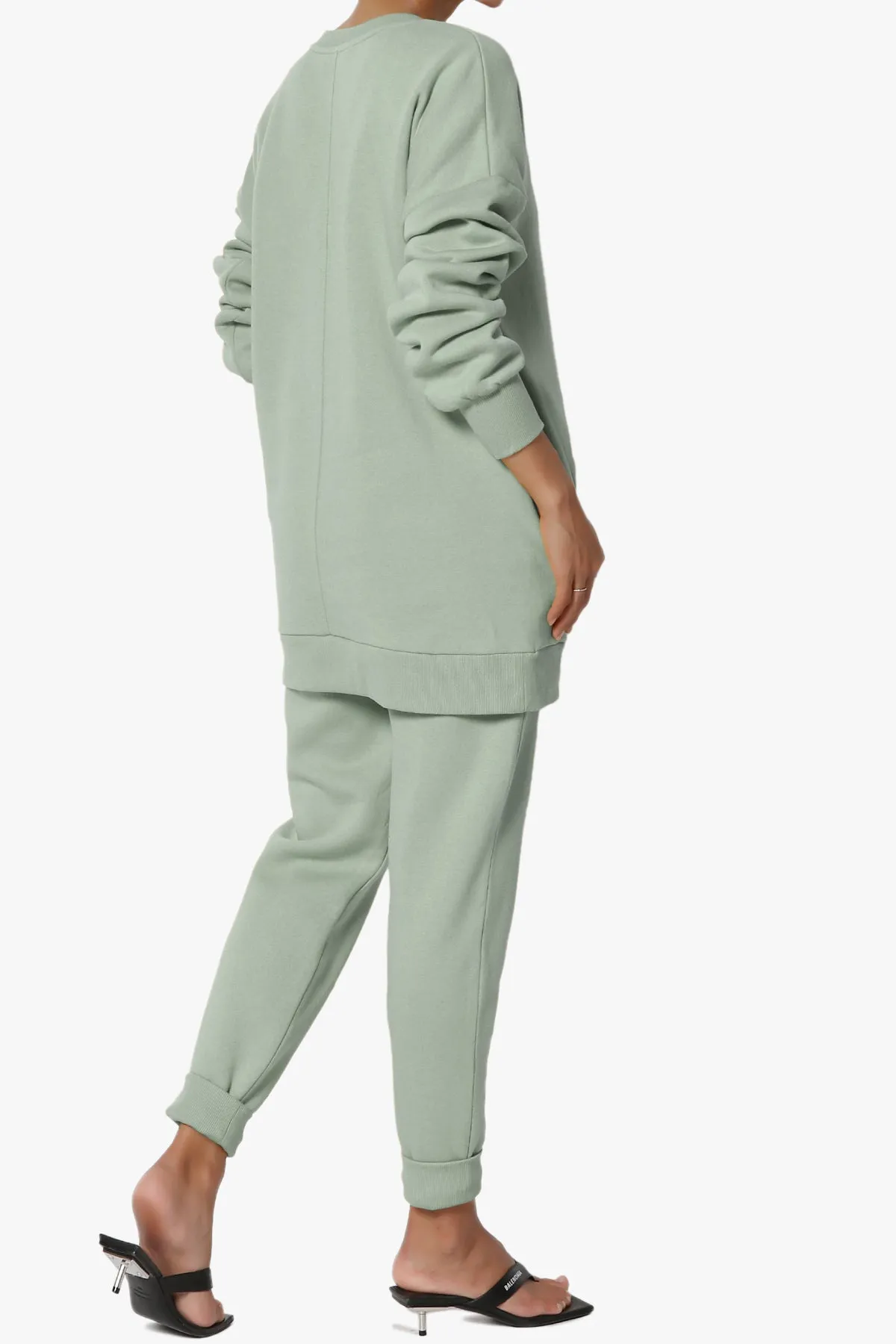 Accie Fleece Pullover & Jogger Set PLUS
