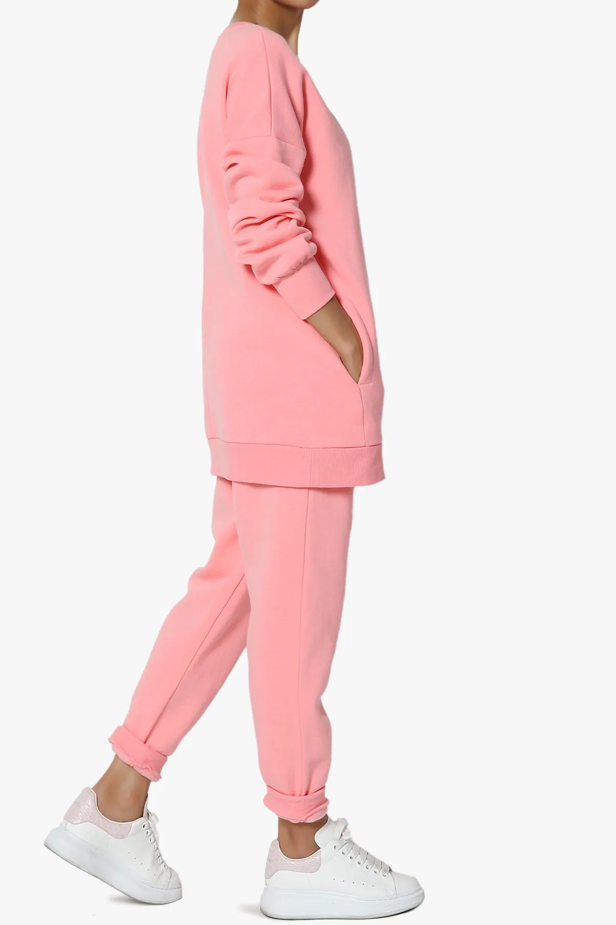 Accie Fleece Pullover & Jogger Set PLUS