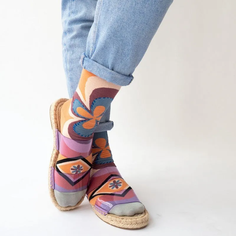 Adobe Rosette Socks