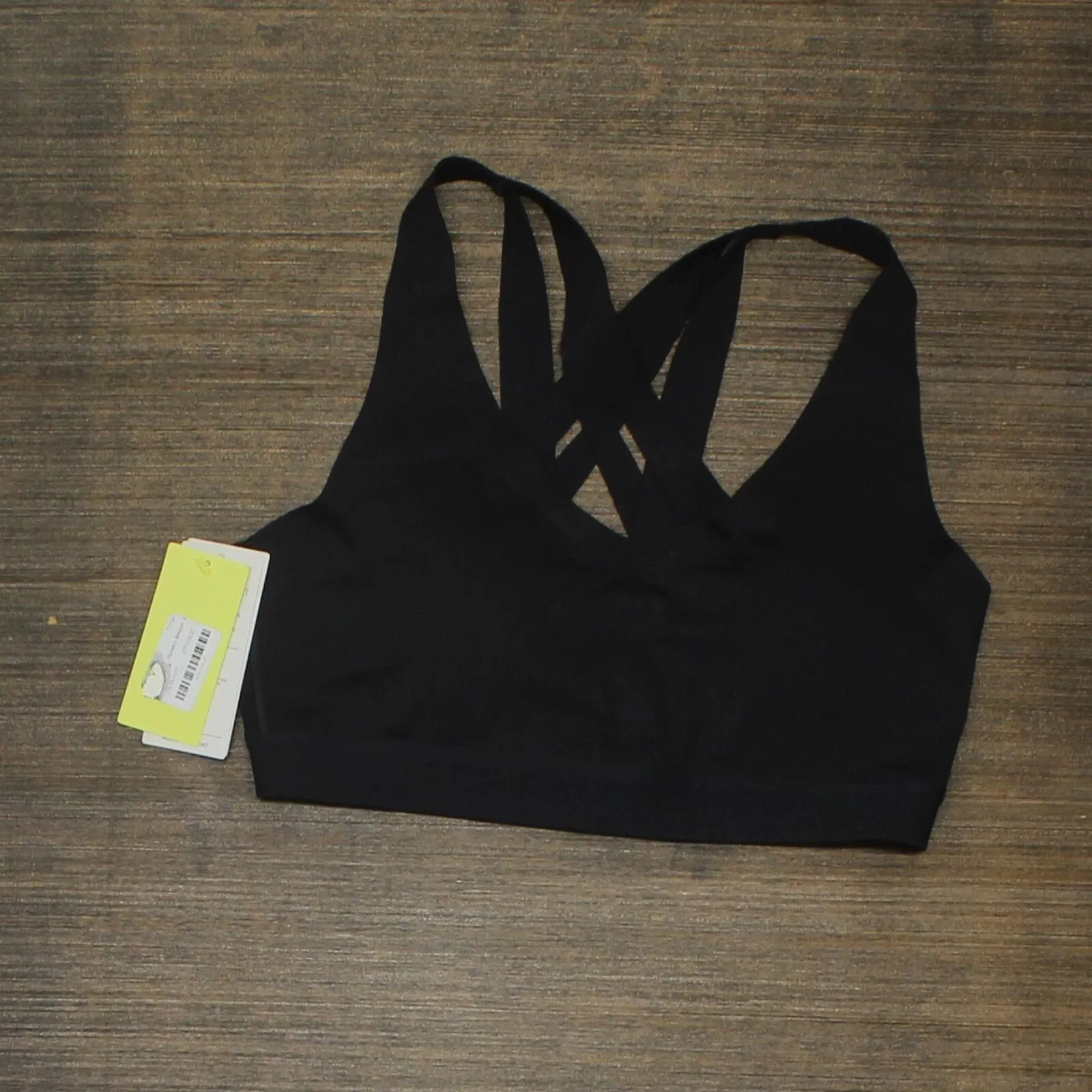 All In Motion Women's Medium Support Strappy Back Bonded Sports Bra