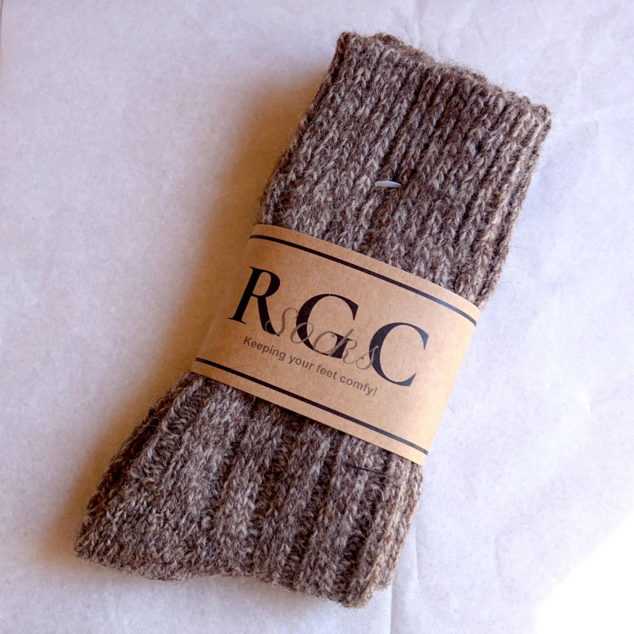 Alpaca Socks natural Wool Brown