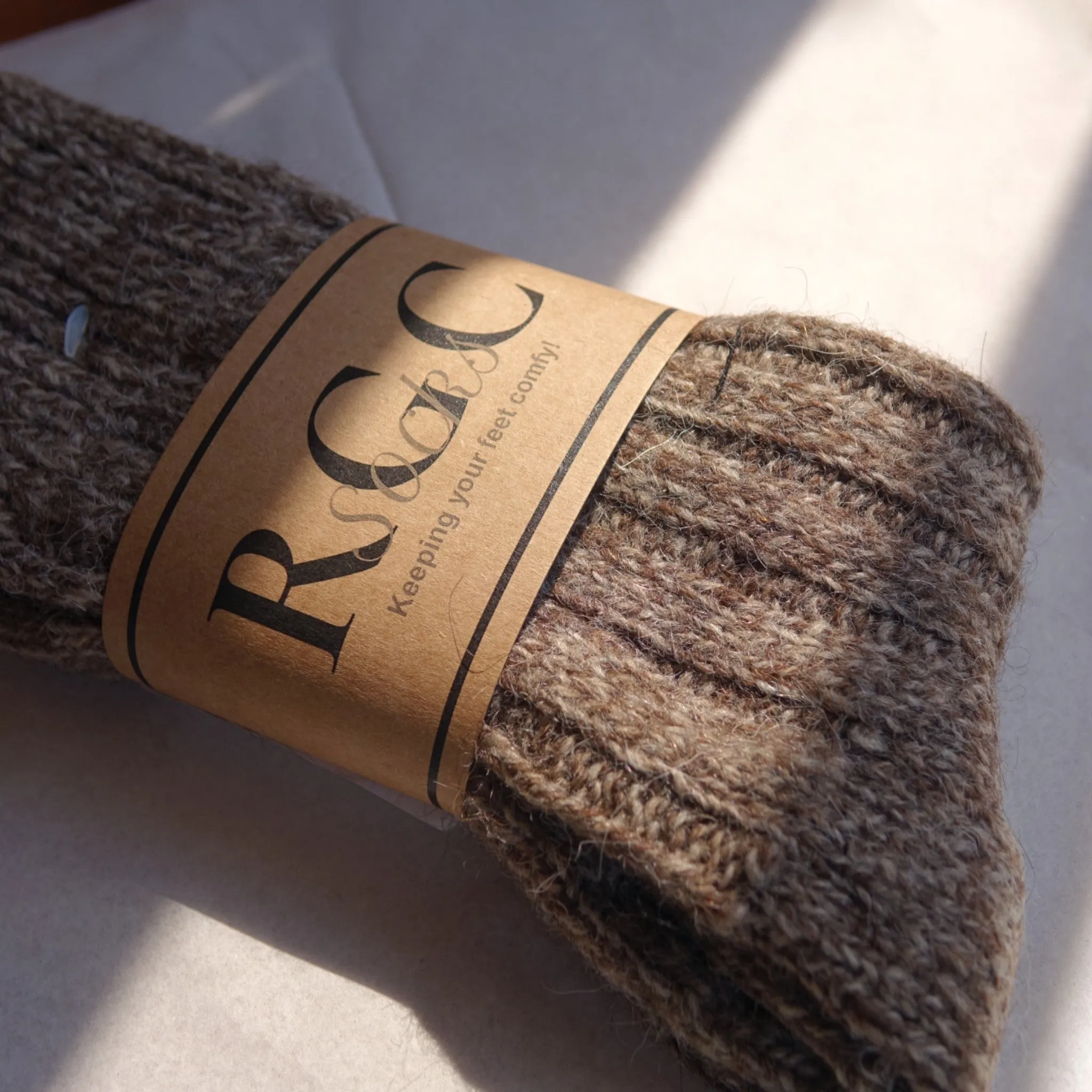 Alpaca Socks natural Wool Brown