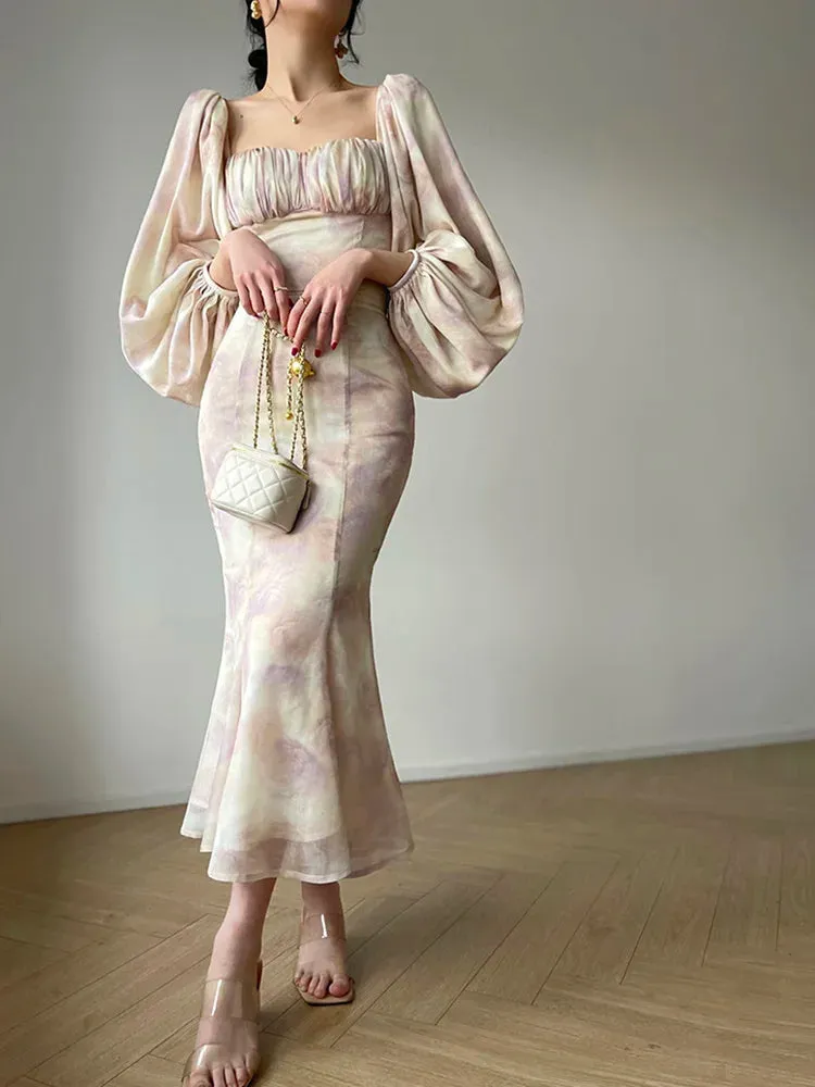 Amaranthe  Hip Wrap Fishtail Skirt Set