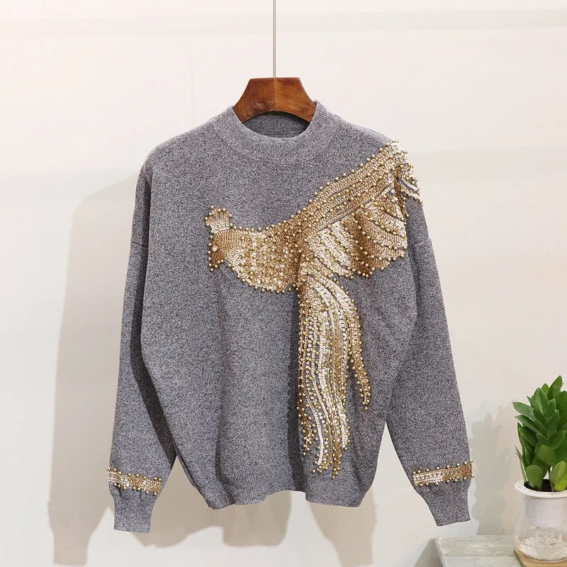 Ambrosia Knitted Women Tracksuit  Two Piece Set