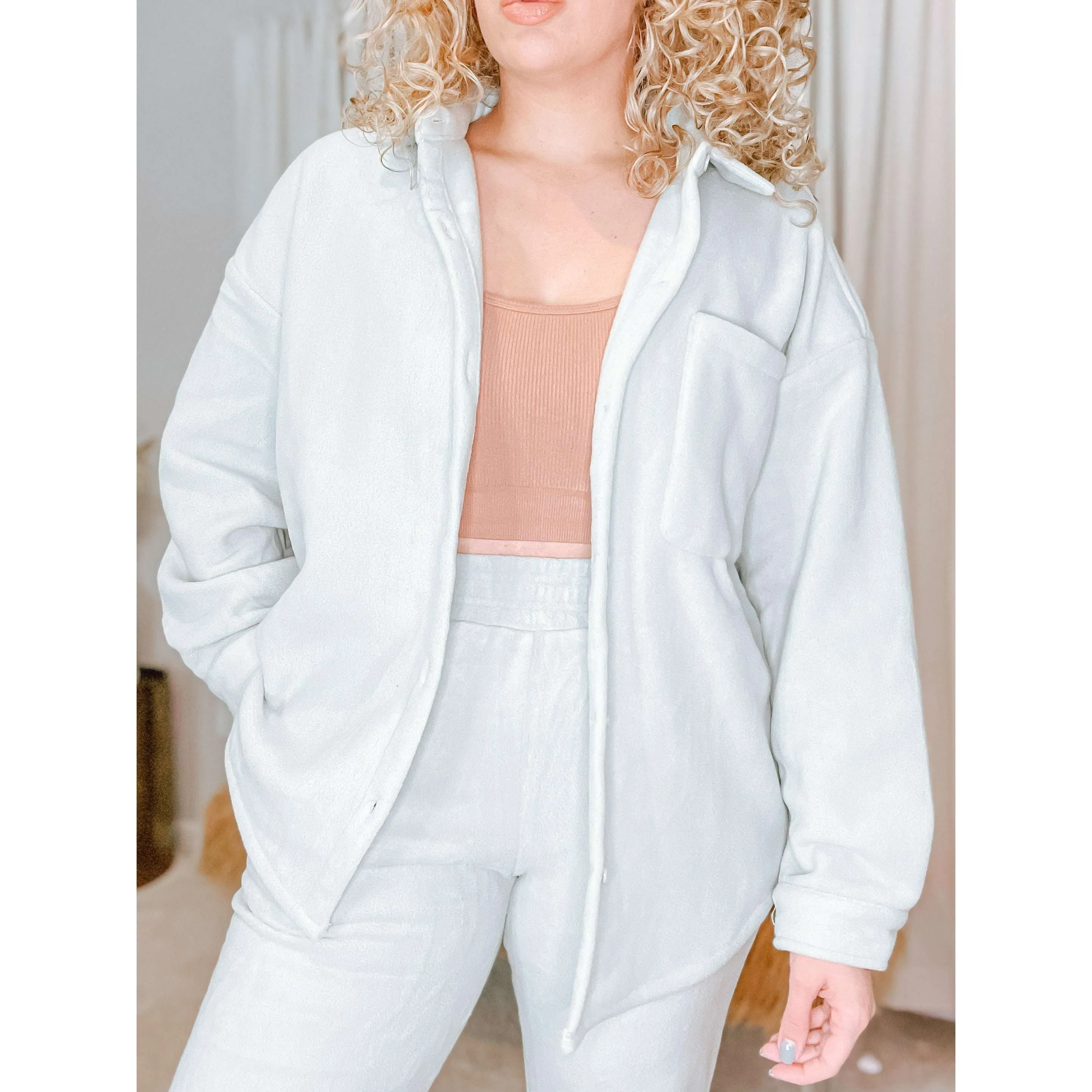 Amina Fleece Shacket