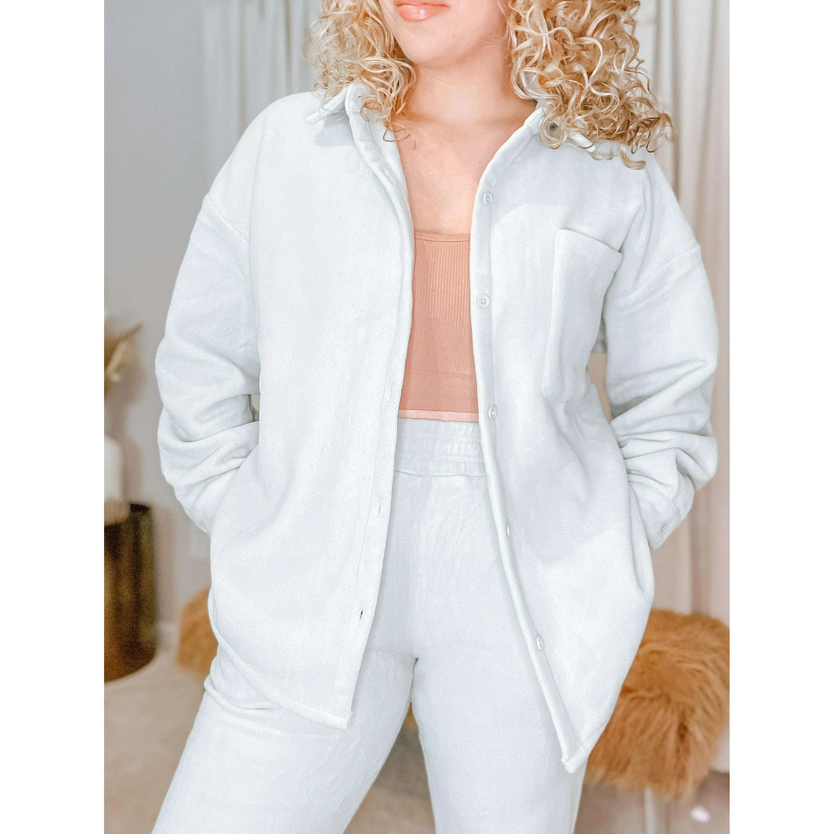 Amina Fleece Shacket