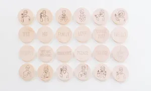 ASL Words Matching Tiles