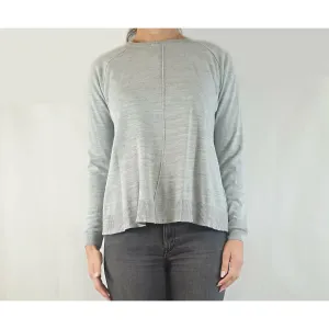 Asos second hand grey knit cotton mix jumper size M (best fits 12)