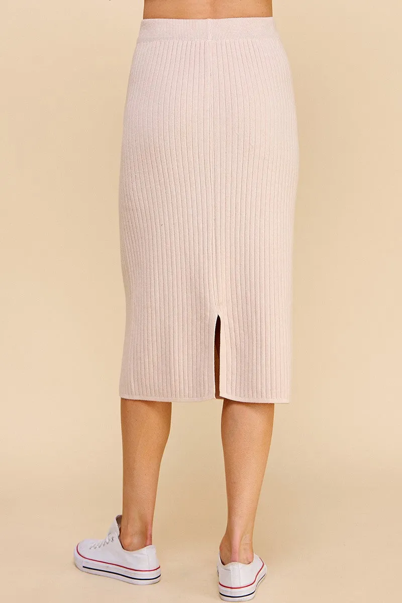 At Ease Midi Skirt
