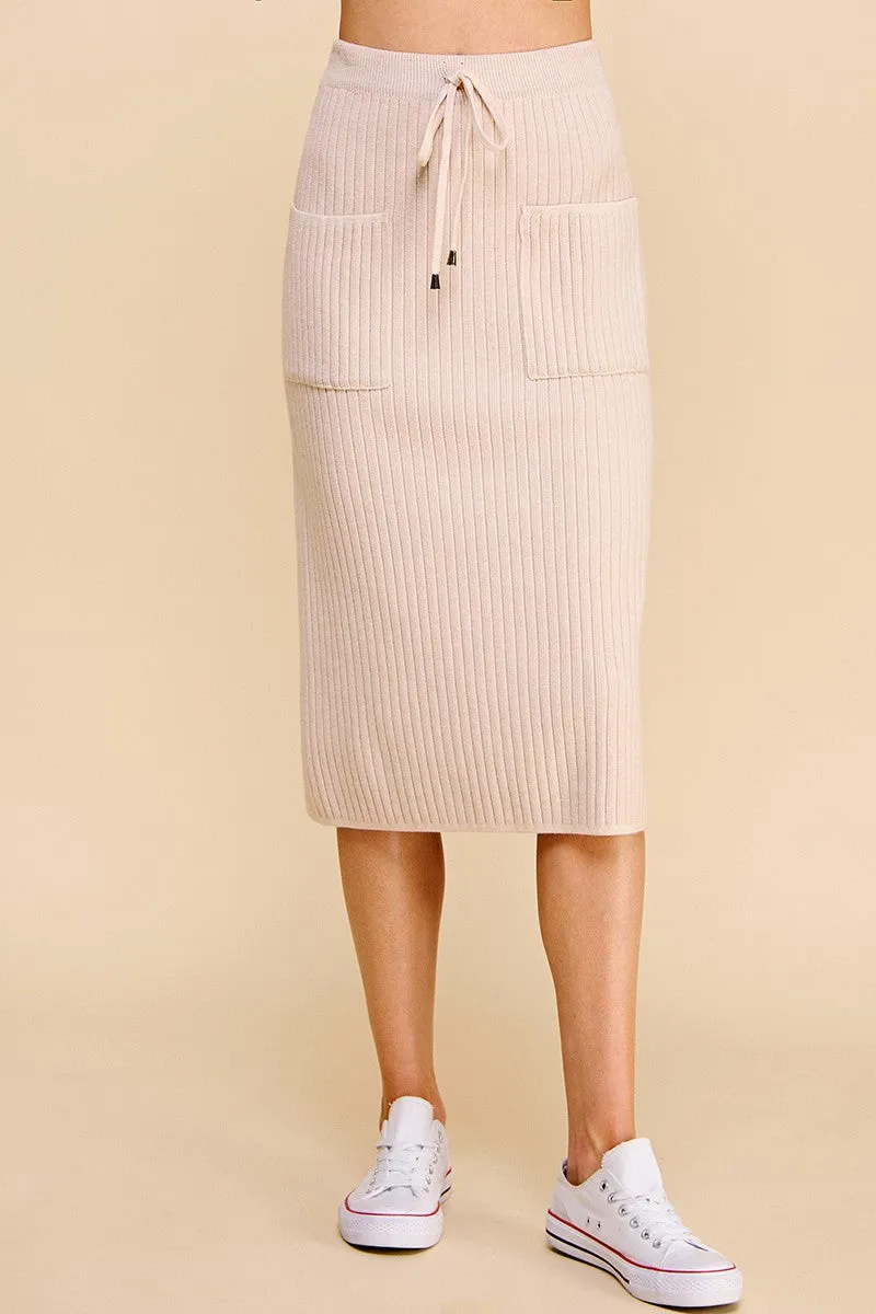 At Ease Midi Skirt