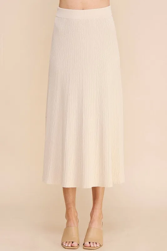 Aurelia Knit Midi Skirt