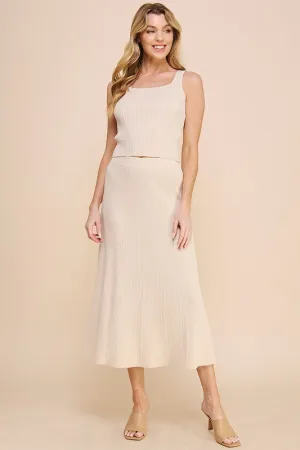 Aurelia Knit Midi Skirt