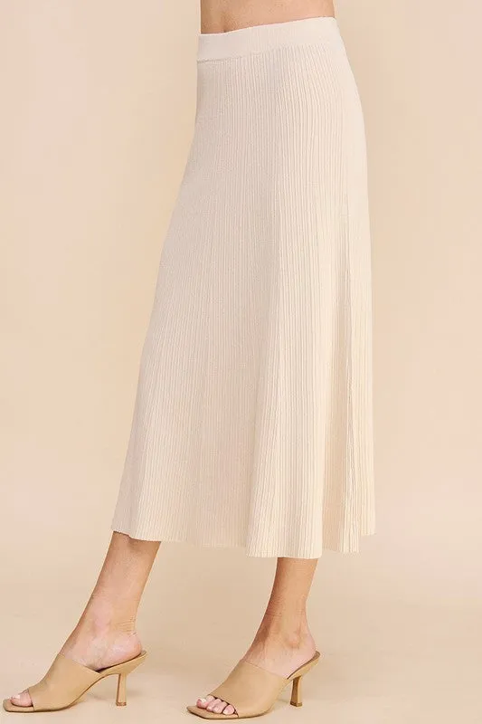 Aurelia Knit Midi Skirt