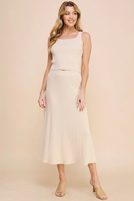 Aurelia Knit Midi Skirt