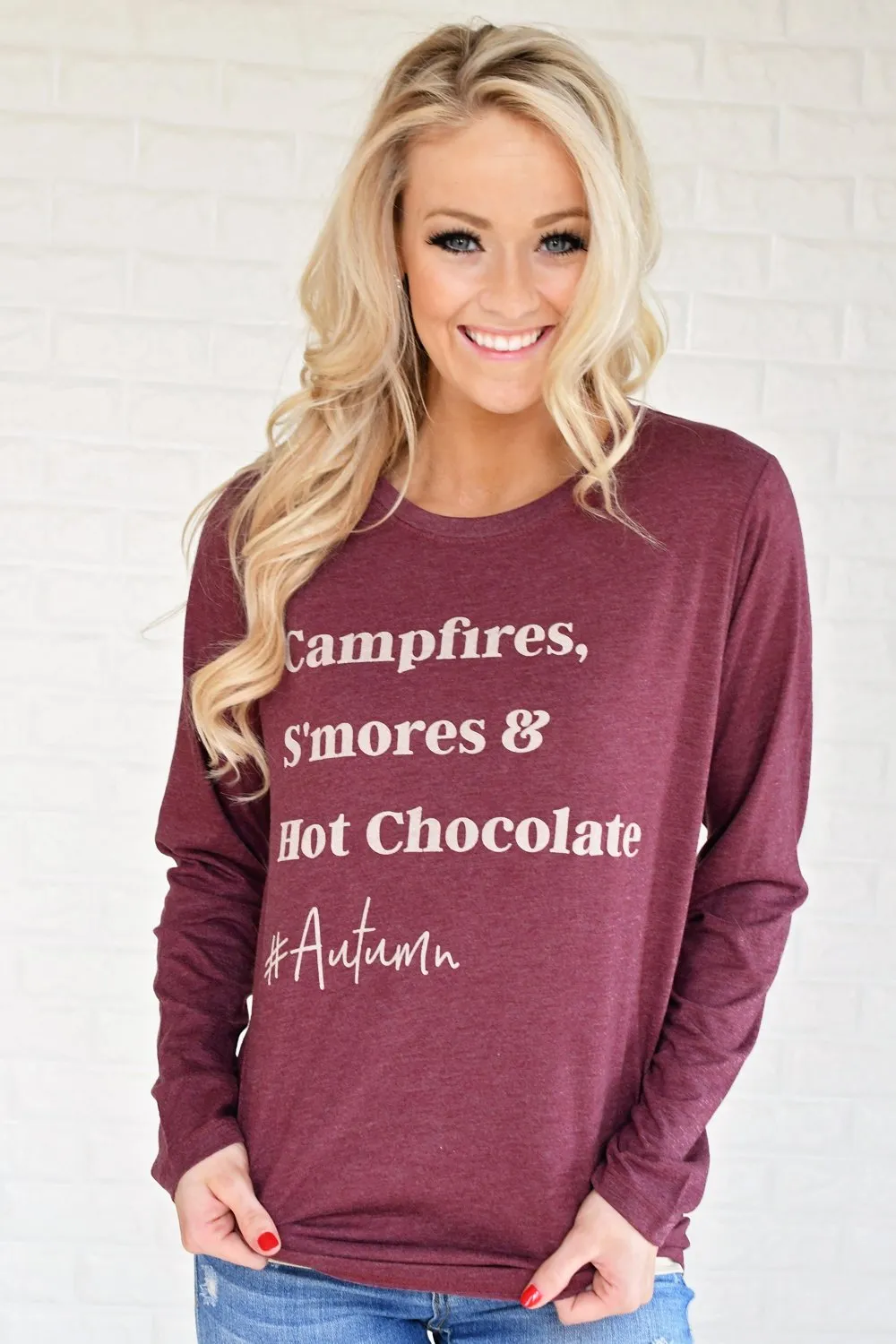 #Autumn Long Sleeve Tee
