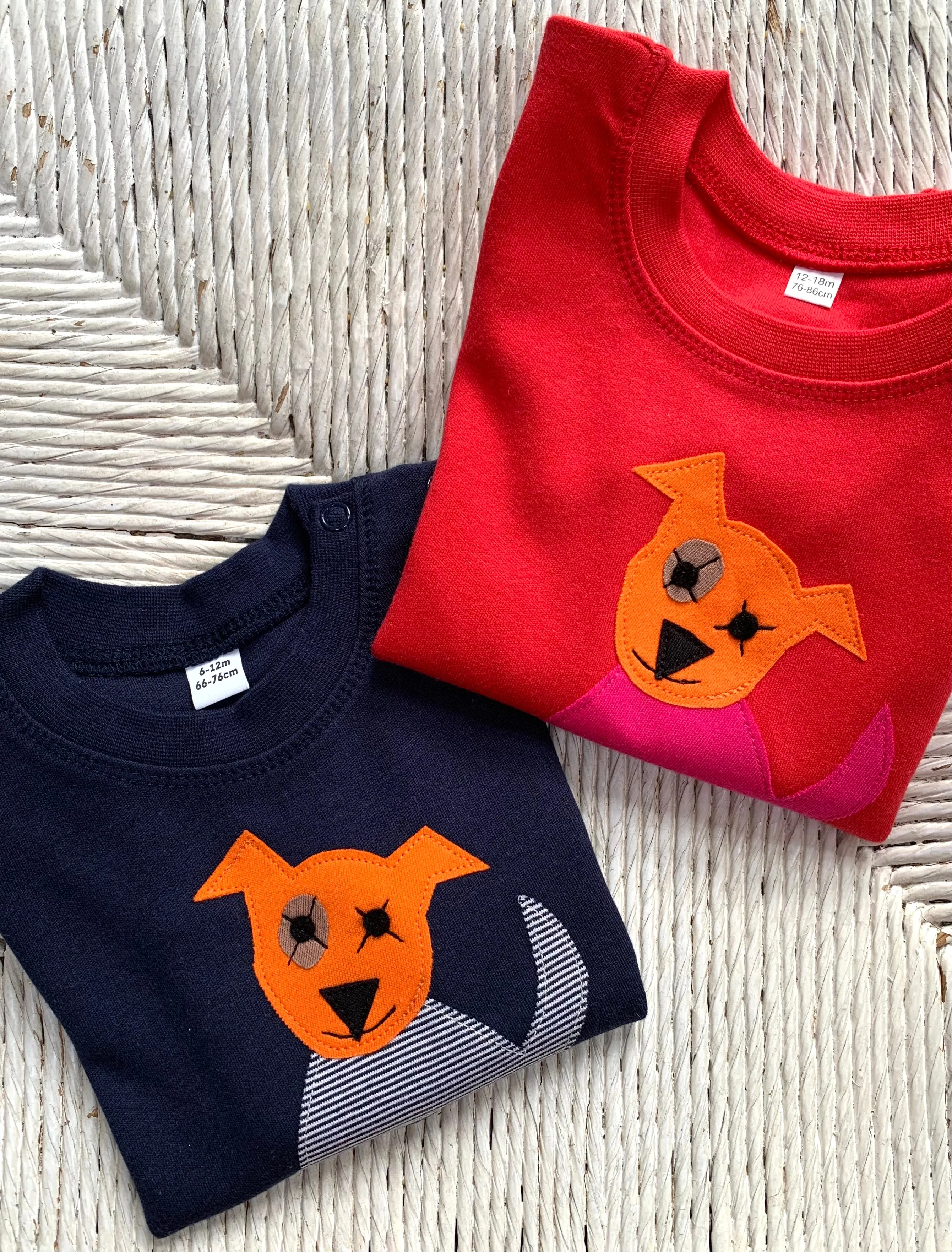 Baby Dog - Long Sleeved T-shirt - Red