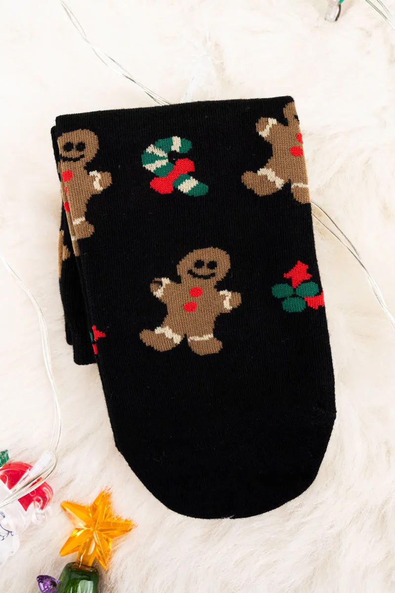 Baking Spirits Bright Black Socks