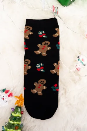 Baking Spirits Bright Black Socks