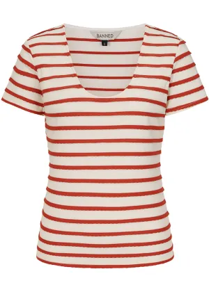 Banned Summer Ethel Top Red