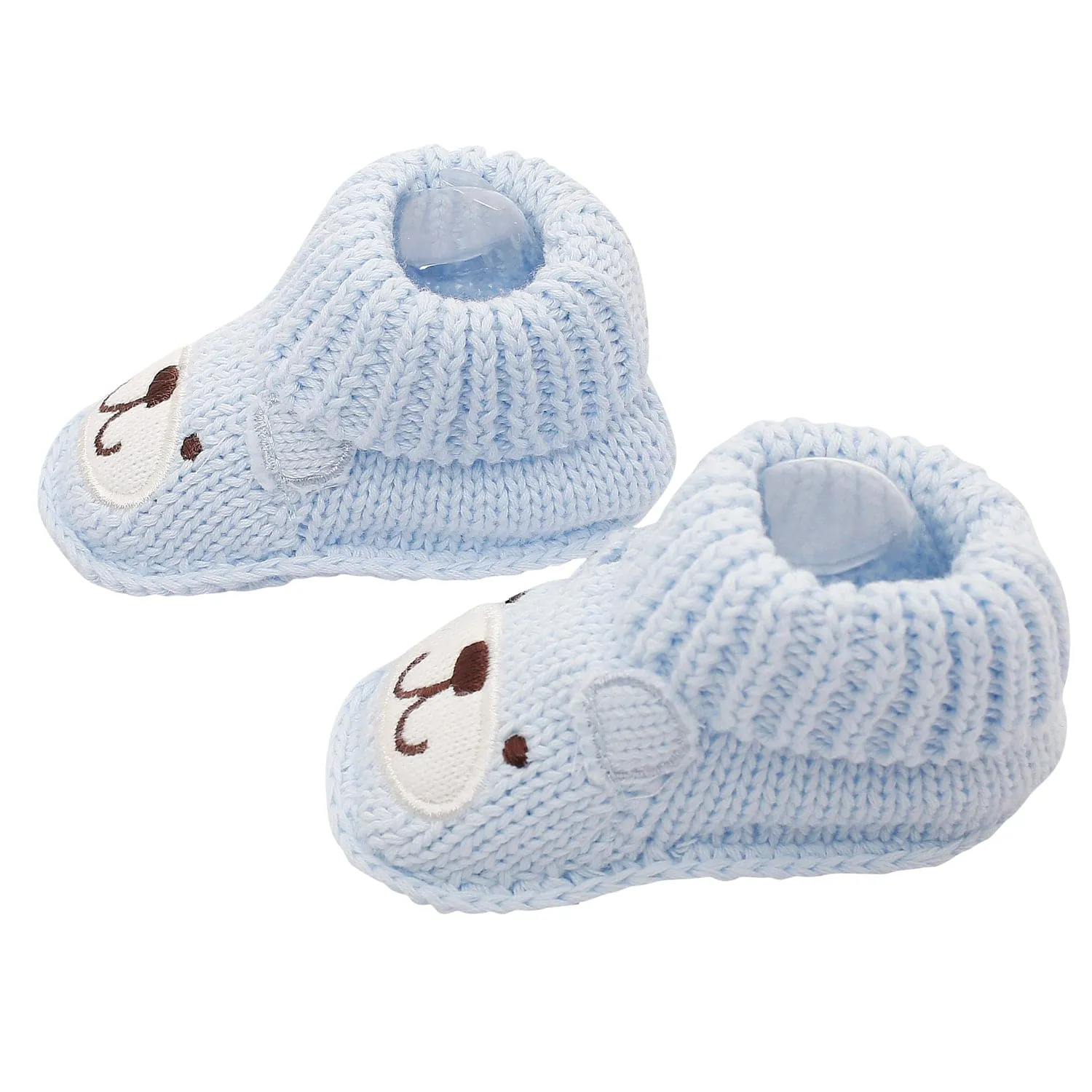 Bff Bear Blue Socks Booties