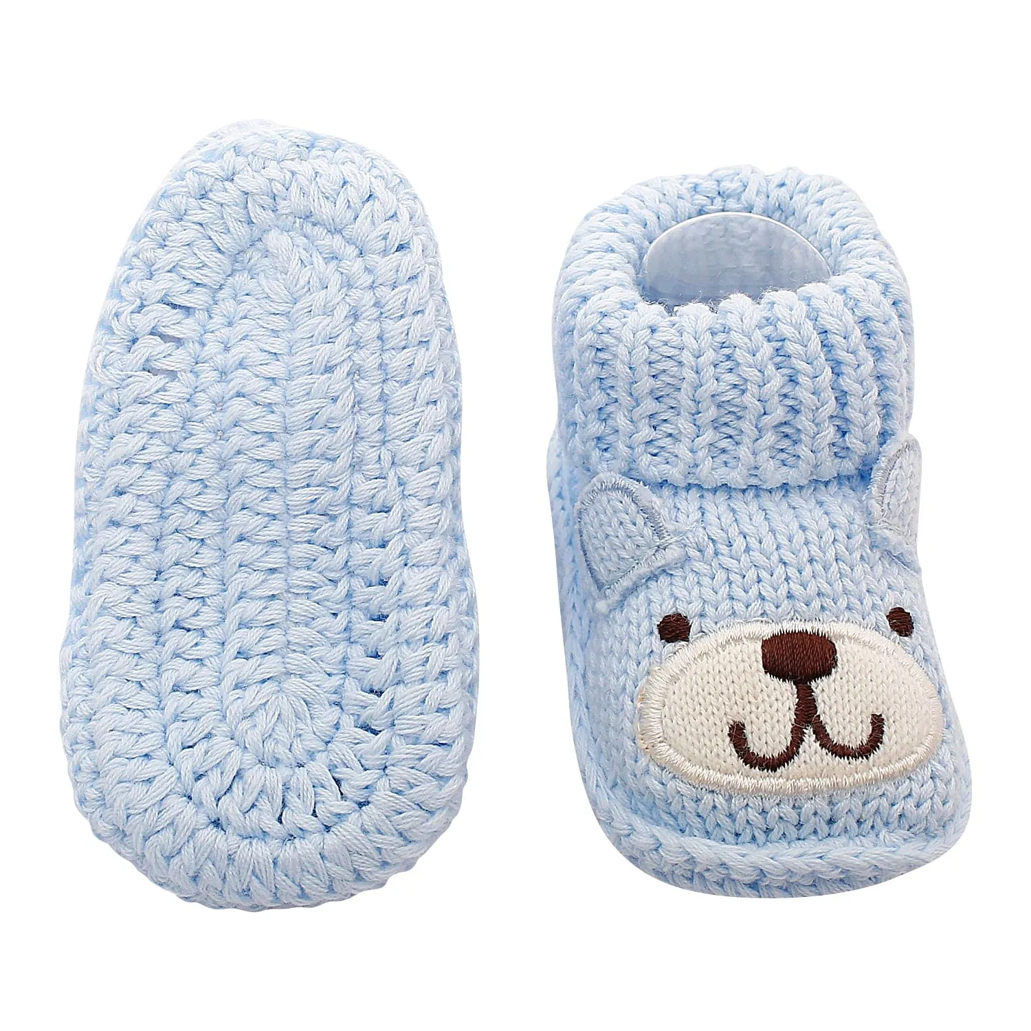 Bff Bear Blue Socks Booties