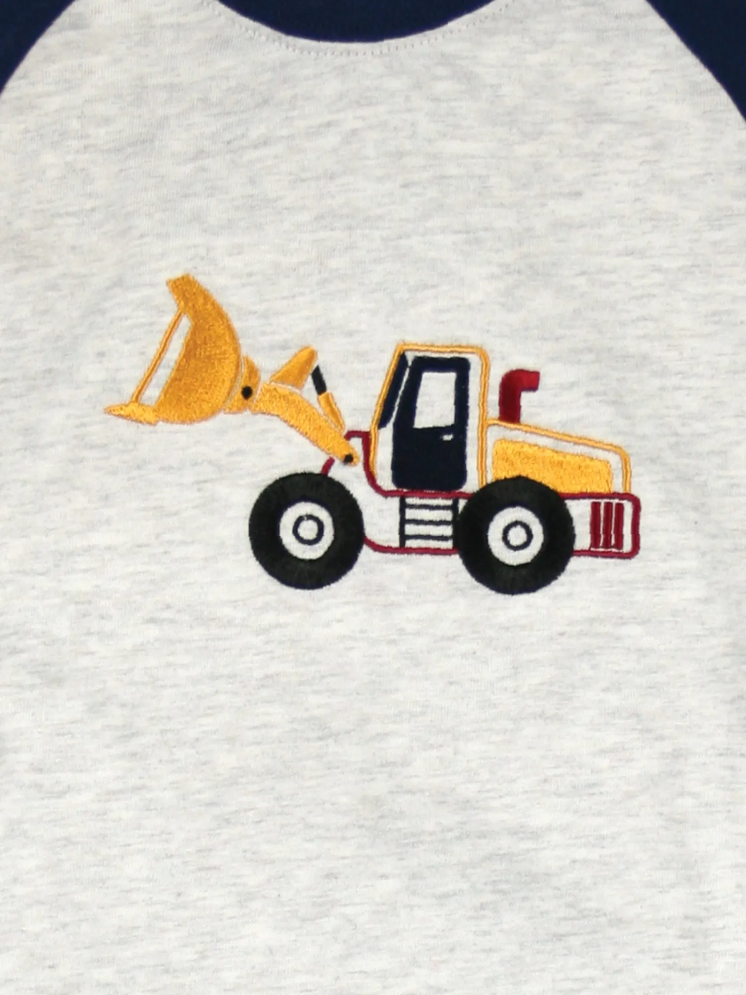 Big Yellow Digger Cotton Pyjamas for Boys