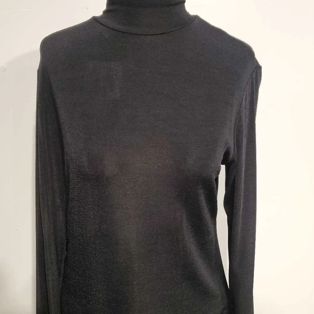 Black Turtleneck Western Shirt Kids L