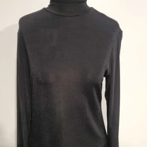 Black Turtleneck Western Shirt Kids L