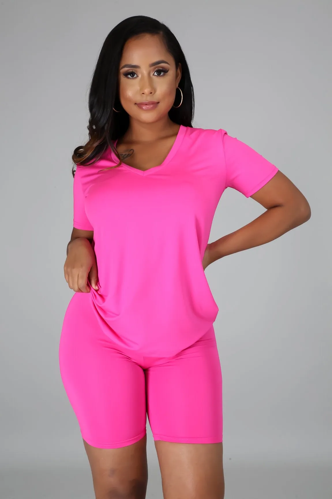 Bleeker short set